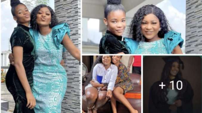 My 22 year old baby is Now A Graduate E28093 Actress Destiny Etiko Rejoices As her First Daughter Finishes university Photos