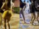 embarrassing siq 3nhtwma lady fake backside drops on dance stage